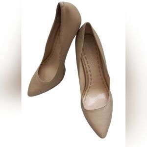 Enzo Angioluni Women's Elegant Beige Pumps Size 8.5 US